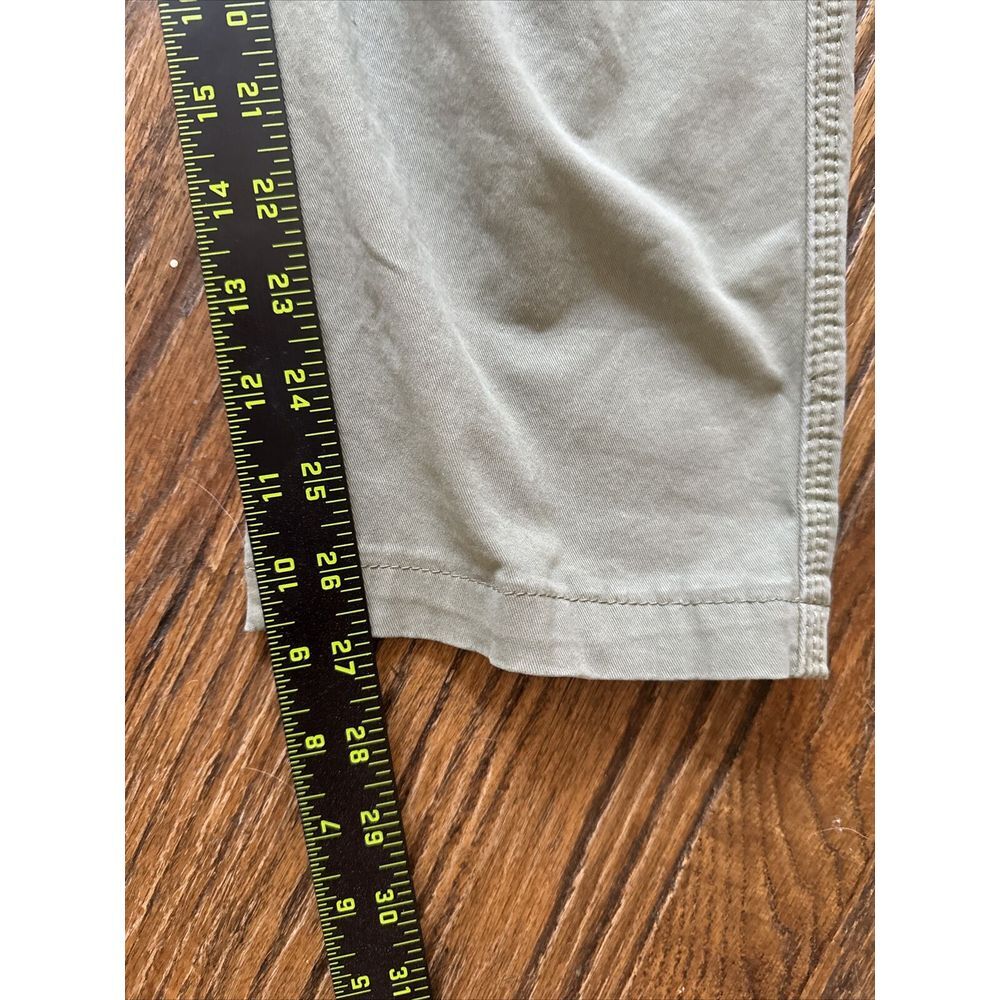 Zara Cargo Pants Women SZ 31 Olive Green Baggy Wide Leg Utility Y2K Military 90s - Picture 12 of 13
